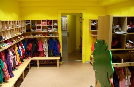 Garderobe Kindergarten